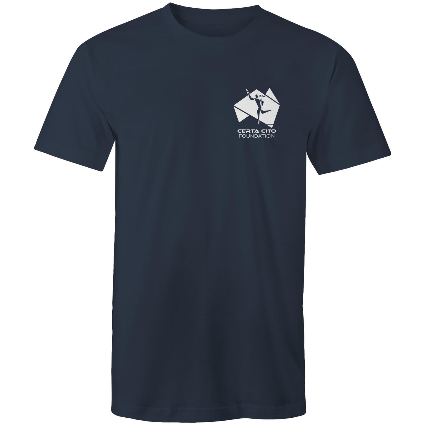 Men's Staple T-shirt - White Block Logo