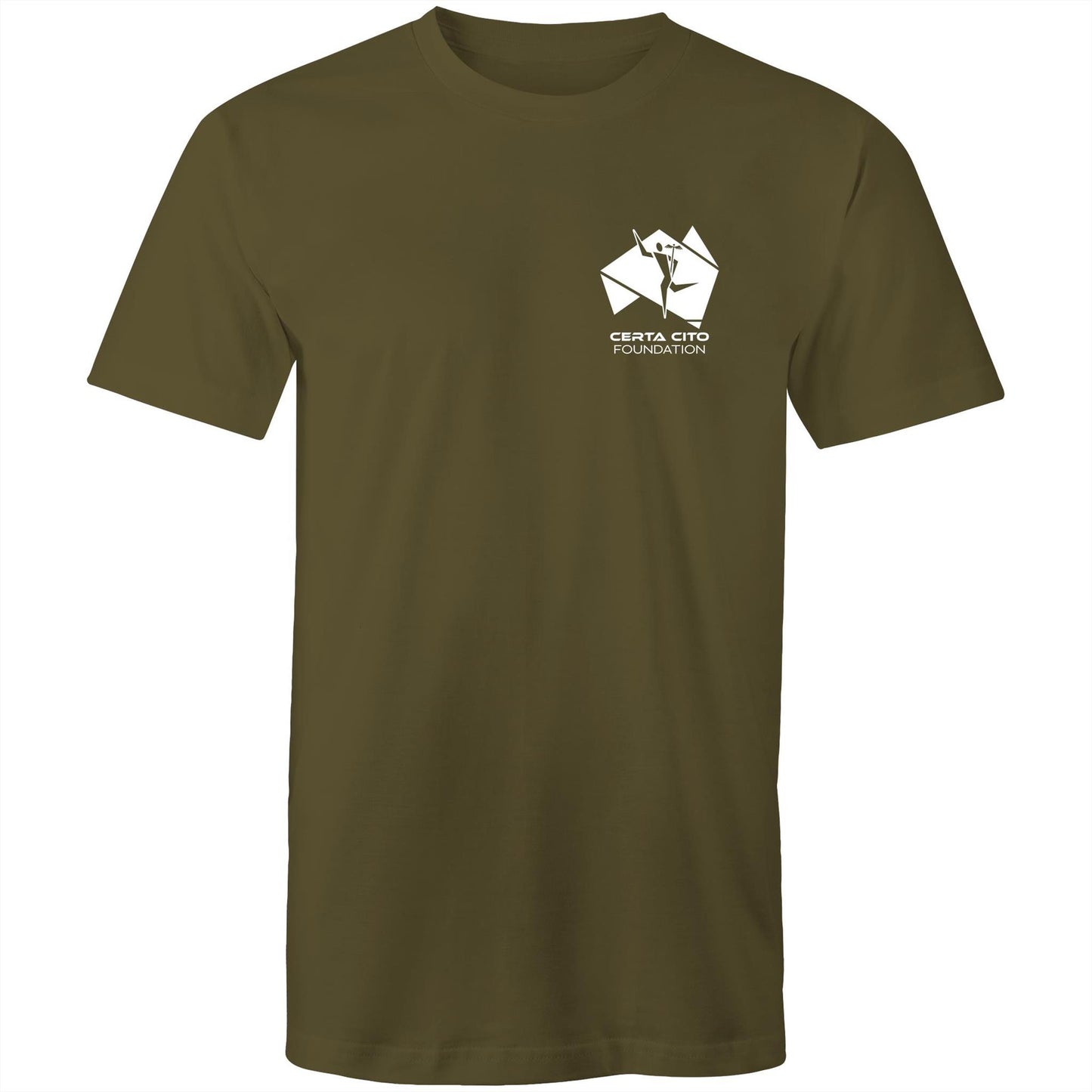 Men's Staple T-shirt - White Block Logo